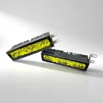 Automotive grille light product showcasing slim LED design for front grille installation