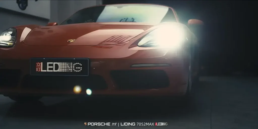 porsche 718 headlight upgrade finished