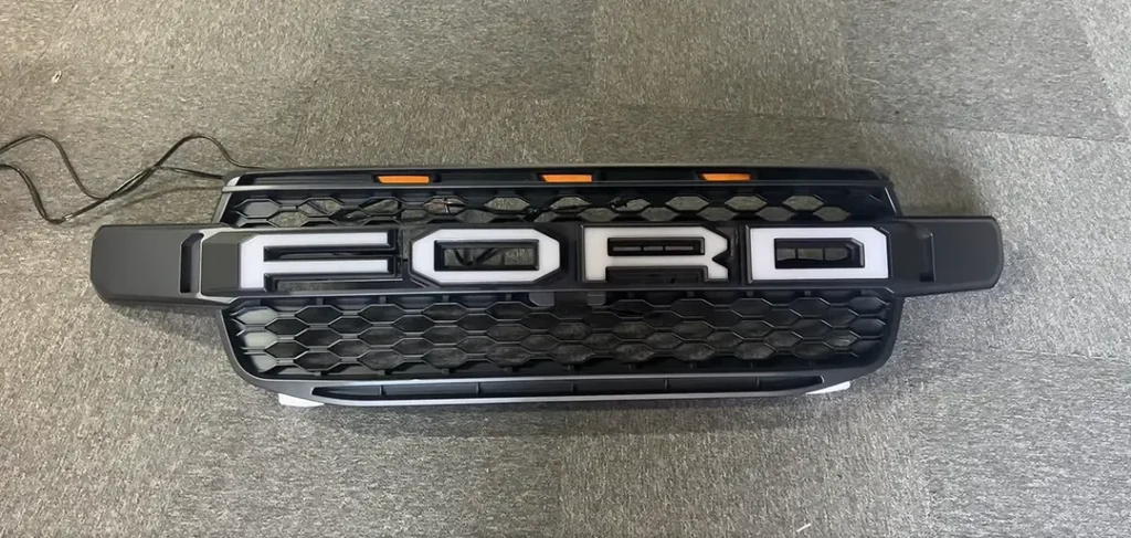 Ford Raptor front grill lights installation