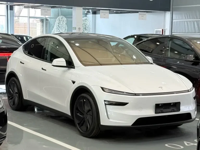 Tesla baru tanpa lampu kabut dan lampu LED terintegrasi di lampu depan